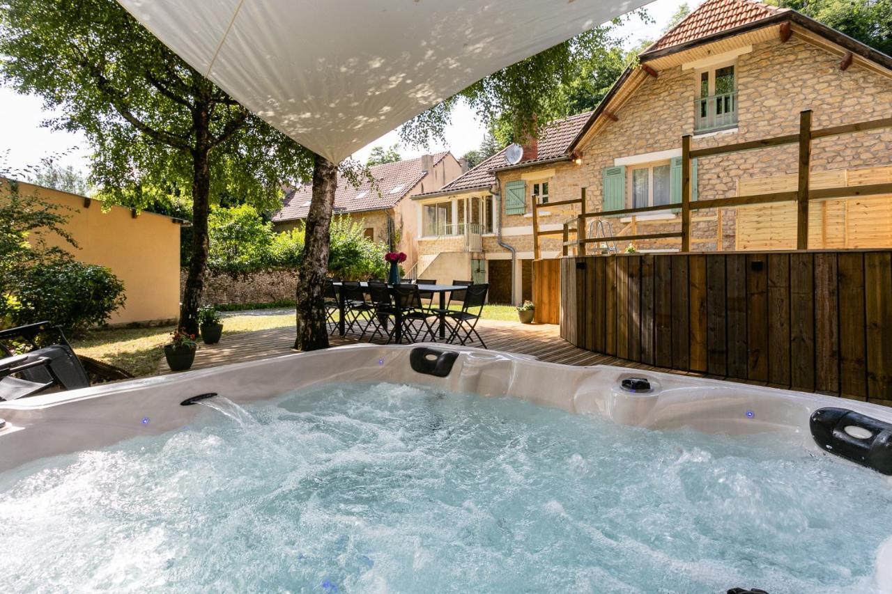 Wonderful House In Sarlat Center With Heated Pool & Jaccuzi Villa Dış mekan fotoğraf
