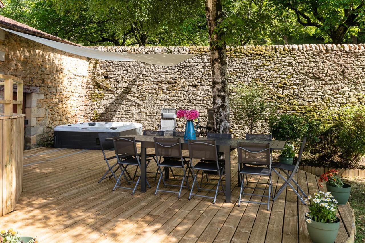 Wonderful House In Sarlat Center With Heated Pool & Jaccuzi Villa Dış mekan fotoğraf
